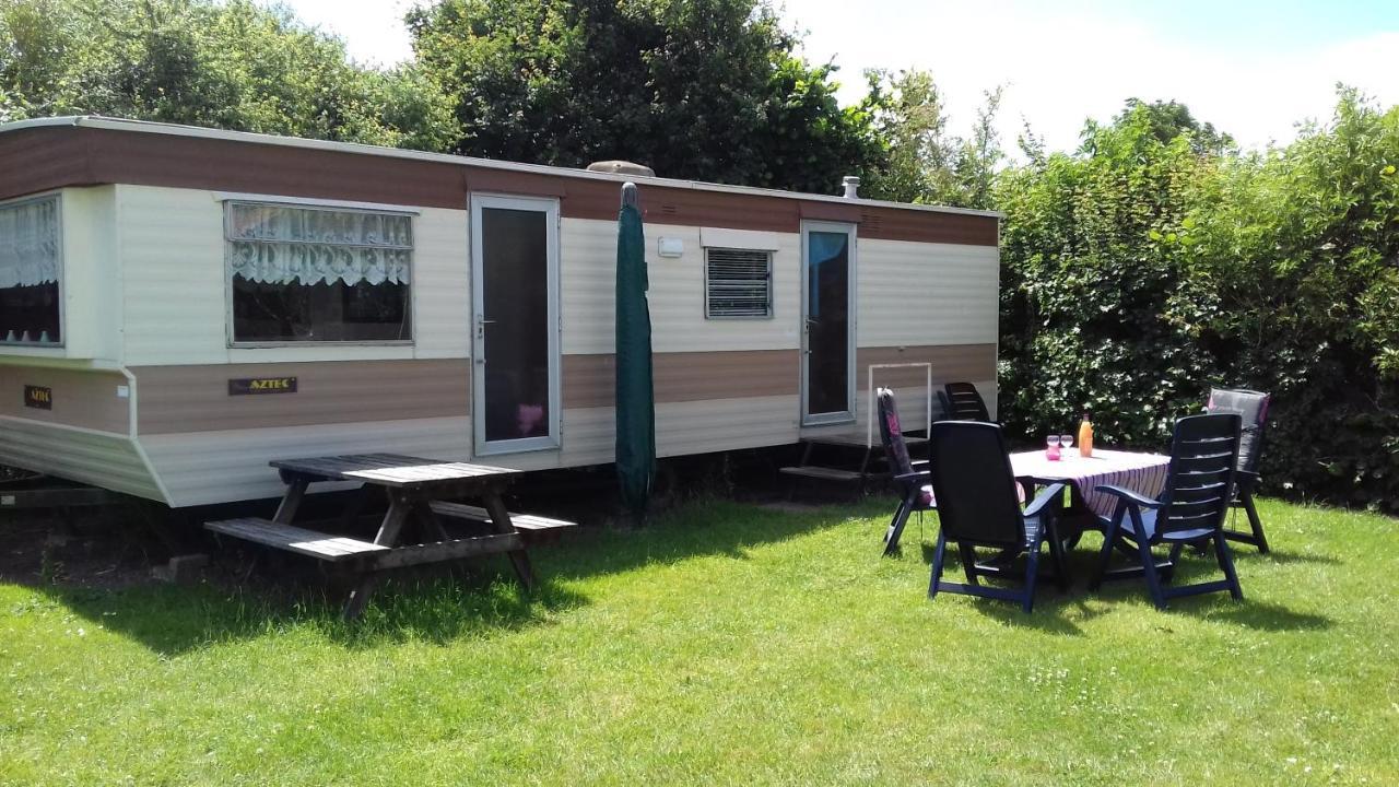 Chalets Op Minicamping Dorpszicht Gapinge Bagian luar foto