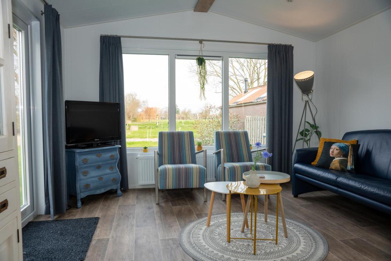 Chalets Op Minicamping Dorpszicht Gapinge Bagian luar foto